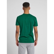 hummel Sport/Freizeit-Tshirt hmlGO Cotton Big Logo (Baumwolle) Kurzarm dunkelgrün Herren