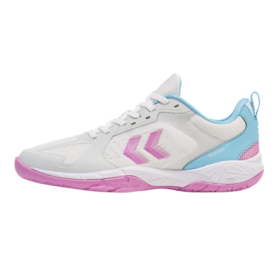 hummel Hallen-Indoorschuhe Speed Court weiss/mauve Herren