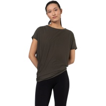 super natural Sport-/Freizeitshirt Yoga Loose Tee Oak braungrün Damen