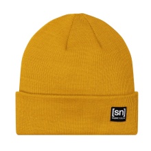 super natural Mütze Alpine Beanie (Merinowollmix) senfgelb - 1 Stück