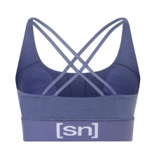 super natural Funktionsunterwäsche Sport-Bra Super Top (angenehmer Tragekomfort) blau/violett Damen