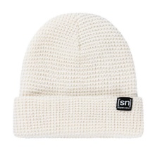 super natural Wintermütze City Beanie (Merinowolle, ideale Thermoregulation) weiss - 1 Stück