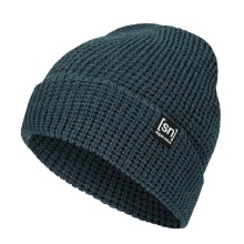 super natural Wintermütze City Beanie (Merinowolle, ideale Thermoregulation) blau - 1 Stück