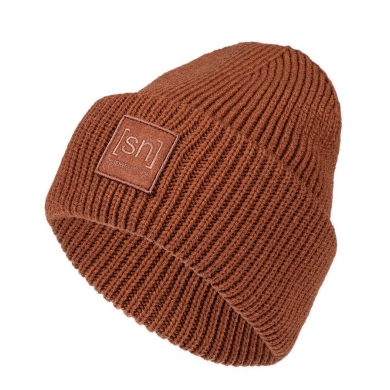 super natural Wintermütze Krissini Beanie (angenehmes Tragegefühl) braun Damen - 1 Stück