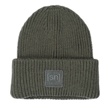 super natural Wintermütze Krissini Beanie (angenehmes Tragegefühl) braungrün Damen - 1 Stück