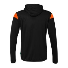 uhlsport Kapuzenjacke Squad 27 Track (Full-Zip) schwarz/orange Herren