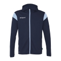 uhlsport Kapuzenjacke Squad 27 Track (Full-Zip) marineblau/skyblau Kinder