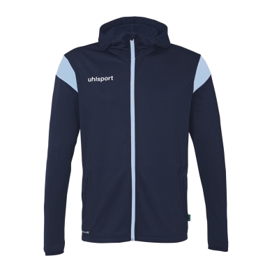 uhlsport Kapuzenjacke Squad 27 Track (Full-Zip) marineblau/skyblau Kinder