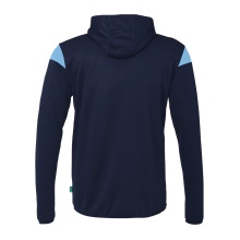 uhlsport Kapuzenjacke Squad 27 Track (Full-Zip) marineblau/skyblau Kinder