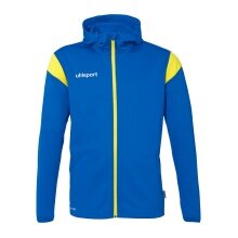 uhlsport Kapuzenjacke Squad 27 Track (Full-Zip) azurblau/gelb Kinder