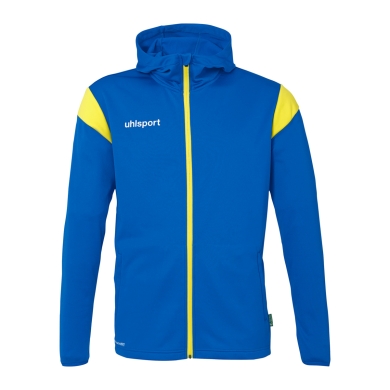 uhlsport Kapuzenjacke Squad 27 Track (Full-Zip) azurblau/gelb Herren