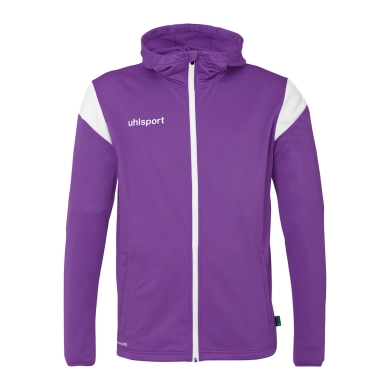 uhlsport Kapuzenjacke Squad 27 Track (Full-Zip) violett/weiss Kinder