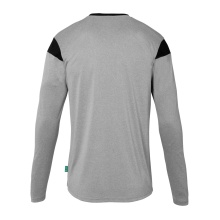 uhlsport Langarmshirt Squad 27 (100% Polyester) dunkelgrau/schwarz Herren