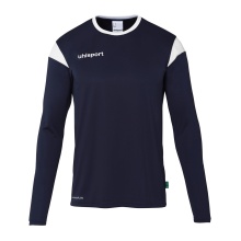 uhlsport Langarmshirt Squad 27 (100% Polyester) marineblau/weiss Herren