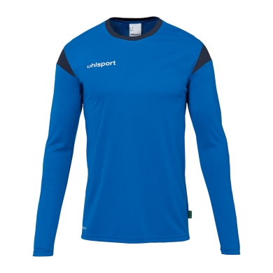 uhlsport Langarmshirt Squad 27 (100% Polyester) azurblau/marineblau Herren