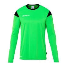 uhlsport Langarmshirt Squad 27 (100% Polyester) neongrün/schwarz Herren