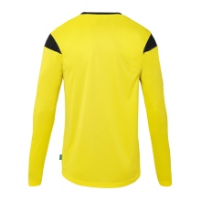 uhlsport Langarmshirt Squad 27 (100% Polyester) gelb/schwarz Herren