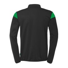 uhlsport Langarmshirt Ziptop Squad 27 (Stehkragen) schwarz/grün Kinder