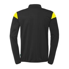 uhlsport Langarmshirt Ziptop Squad 27 (Stehkragen) schwarz/gelb Kinder