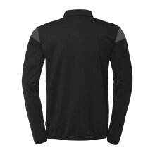 uhlsport Langarmshirt Ziptop Squad 27 (Stehkragen) schwarz/anthrazitgrau Herren