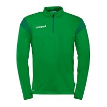 uhlsport Langarmshirt Ziptop Squad 27 (Stehkragen) grün Herren