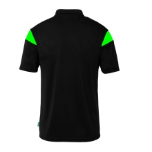 uhlsport Sport-Polo Squad 27 (100% rec. Polyester) schwarz/grün Herren