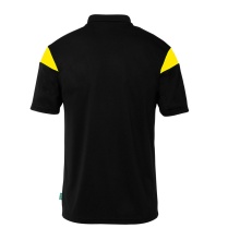 uhlsport Sport-Polo Squad 27 (100% rec. Polyester) schwarz/gelb Herren