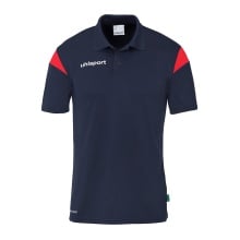 uhlsport Sport-Polo Squad 27 (100% rec. Polyester) marineblau/rot Herren