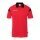 uhlsport Sport-Polo Squad 27 (100% rec. Polyester) rot/schwarz Herren