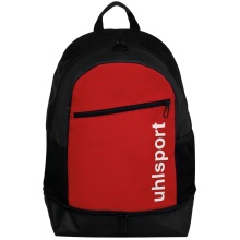 uhlsport Sport-Rucksack Essential mit Bodenfach schwarz/rot - 30 Liter