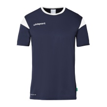uhlsport Sport-Tshirt Squad 27 (100% Polyester) marineblau/weiss Kinder