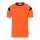 uhlsport Sport-Tshirt Squad 27 (100% Polyester) orange/schwarz Herren