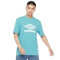 umbro Freizeit-Tshirt Diamond Logo Tee (Baumwolle) hellblau/weiss Herren