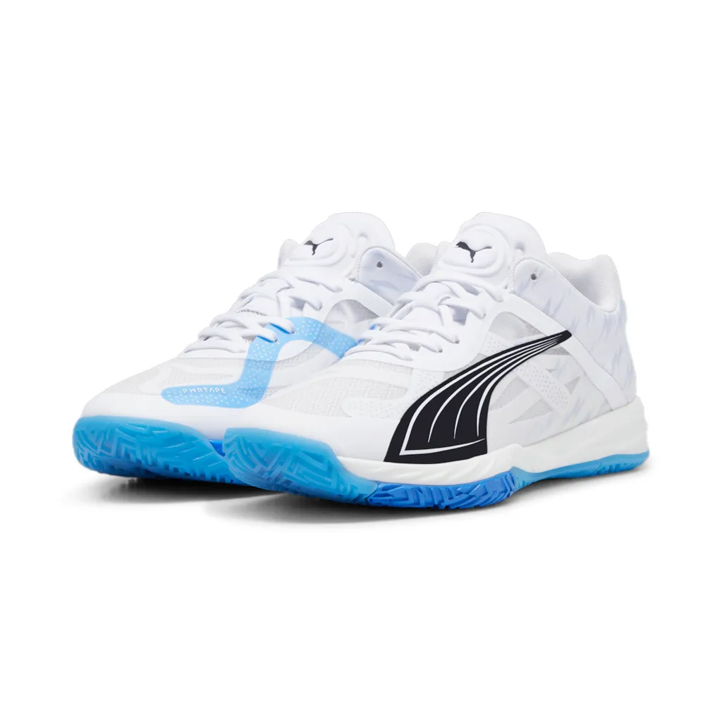 Puma Hallen-Indoorschuhe Accelerate Nitro SQD weiss/blau Herren