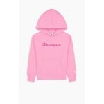 Champion Kapuzenpullover Hoodie Big Logo American Classic (gefüttert) pink Mädchen