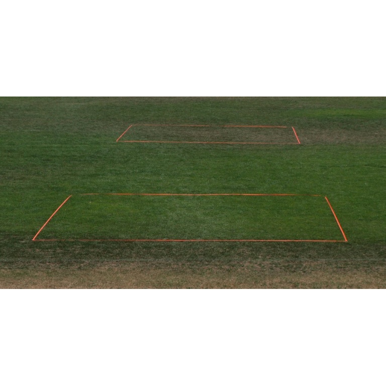 Talbot Torro Felder (+8x online bestellen 2 Linien Spielfeld für Speedbadminton 5,50x5,50m Haken)