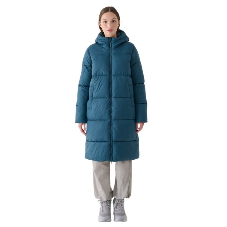 4F Daunenmantel F475 Down Jacket (Parka, warm, wasserabweisend) tealblau Damen