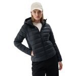 4F Steppjacke F468 Down Jacket mit Kapuze (Daunenfüllung) schwarz Damen