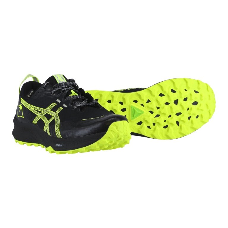 Asics Trail Laufschuhe Gel Trabuco 12 GTX wasserdicht schwarz gelb Herren online bestellen