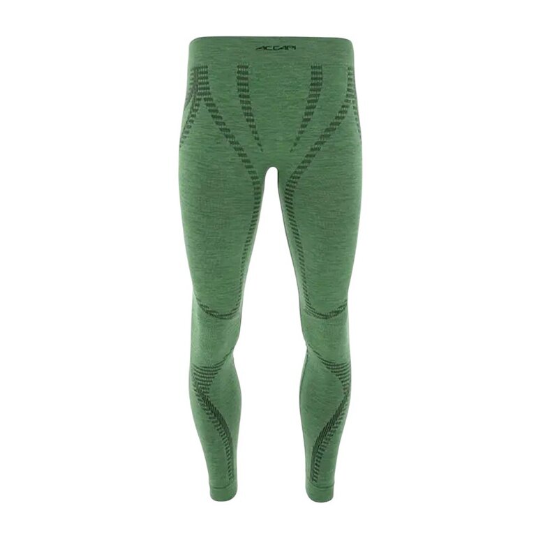 Accapi Unterziehhose Ergowool Long Pants (Merinowolle, warm) Unterwäsche grün Herren