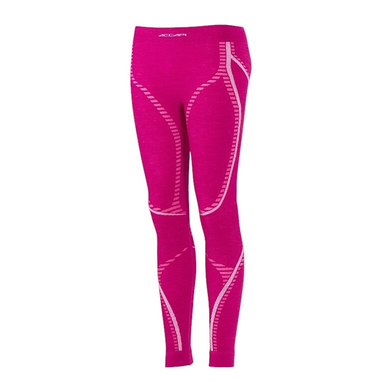 Accapi Unterziehhose Ergowool Long Pants (Merinowolle, warm) Unterwäsche fuchsia/pink Damen