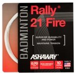 Ashaway Badmintonsaite Rally 21 Fire weiss 10m Set