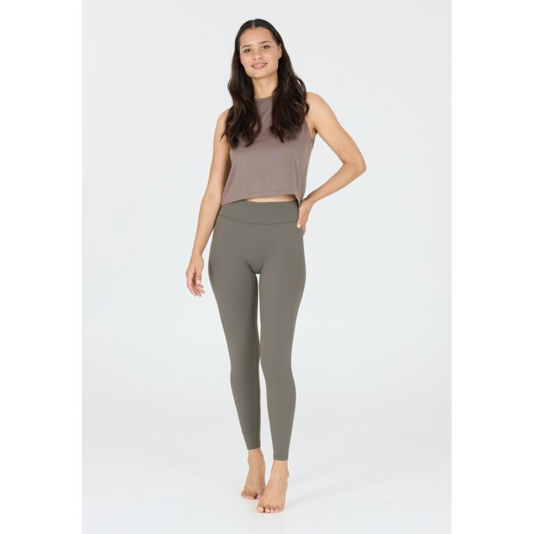 Athlecia Sport-Leggings Luxe Tight (schnelltrocknend, enganliegend) khaki Damen