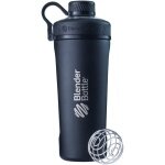 BlenderBottle Trinkflasche Radian Thermo Edelstahl (robuste, doppelwandige Isolierung) 770ml schwarz