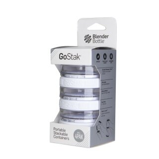 BlenderBottle Behälter GoStak 40ml weiss 4er