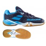 Babolat Badmintonschuhe Shadow Tour (Stabil) schwarz/blau Herren