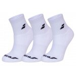 Babolat Sportsocken Ankle Quarter Classic weiss - 3 Paar