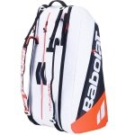 Babolat Tennis-Racketbag (Schlägertasche, 3 Hauptfächer) Pure Strike weiss 12er