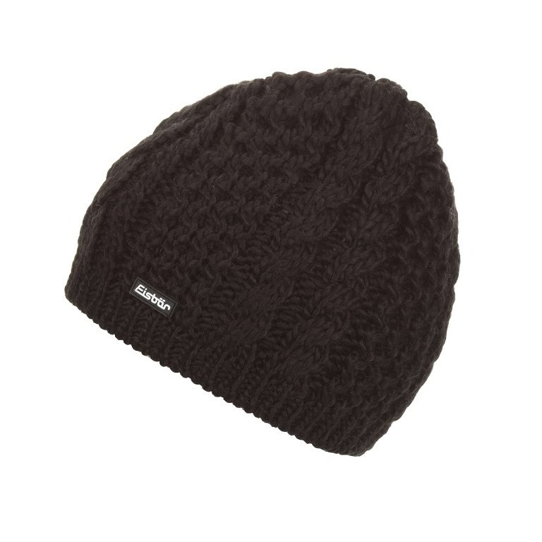 Eisbär Mütze (Beanie) Afra schwarz Damen