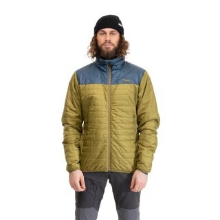 Bergans Isolationsjacke Røros Light (super leicht, PrimaLoft) olivegrün/blau Herren